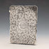 1896 British Antique Scroll-Decorated Sterling Silver Card Case, 55g, Frederick Marson