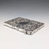 1896 British Antique Scroll-Decorated Sterling Silver Card Case, 55g, Frederick Marson