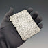 1896 British Antique Scroll-Decorated Sterling Silver Card Case, 55g, Frederick Marson