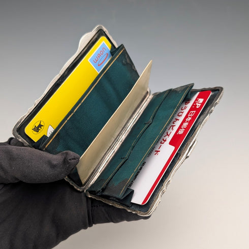 1903年英國古董純銀雙開式卡片盒,由EJ Houlston設計