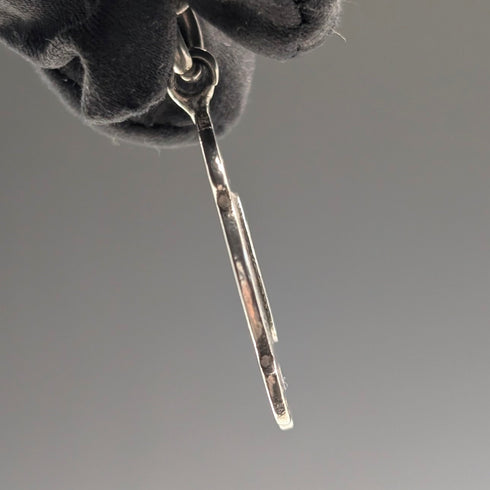 1930年頃 英国ヴィンテージ 純銀製アルバートチェーン 38g 純銀メダルフォブ