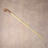 British Vintage Marquetry Brown Shaft Sunday Walking Stick, 87cm