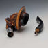1901 British Antique Meersham Pipe by William Harrison, in case