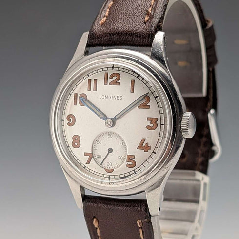 Circa 1942 Longines Military Men's Mechanical Wristwatch Cal. 23M, in good working order