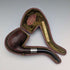 1898 British Antique Sterling Silver Estate Pipe, WH Newman Ltd, Case Included