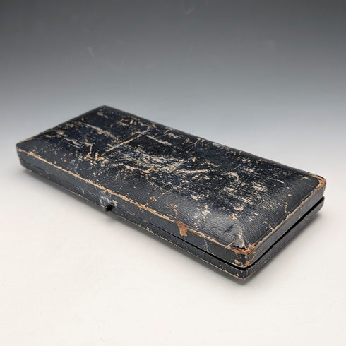 1903年 英国アンティーク 純銀ハンドル シューホーン ボタンフック W J Myatt & Co