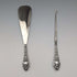 1903 British Antique Sterling Silver Shoehorn with Button Hook, WJ Myatt & Co.