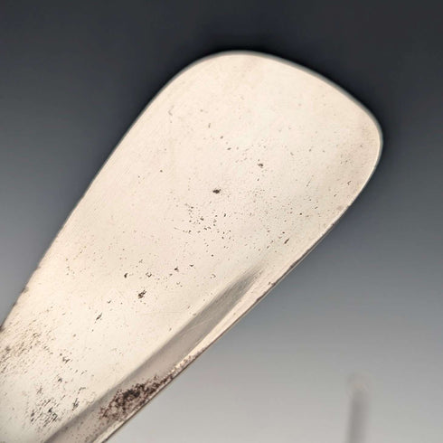 1903 British Antique Sterling Silver Shoehorn with Button Hook, WJ Myatt & Co.