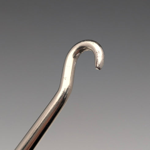 1903年 英国アンティーク 純銀ハンドル シューホーン ボタンフック W J Myatt & Co