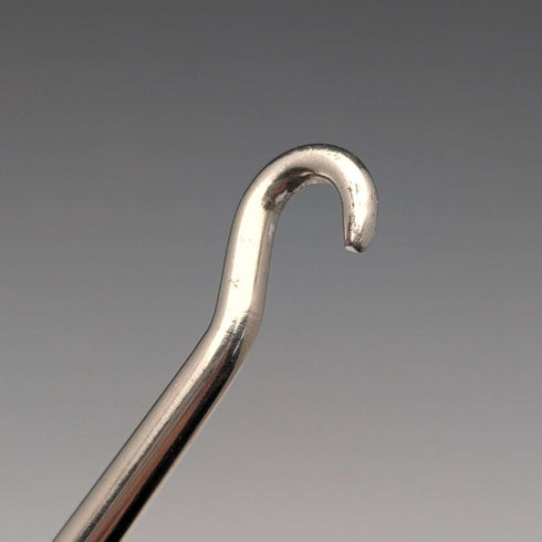 1903 British Antique Sterling Silver Shoehorn with Button Hook, WJ Myatt & Co.