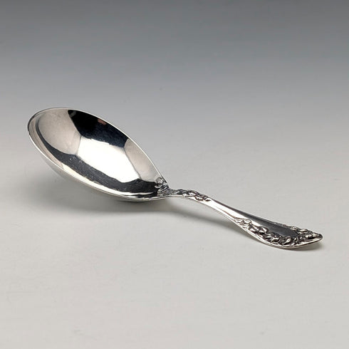1905 British Antique Sterling Silver Tea Caddy Spoon, 14.2g, Levi & Salaman