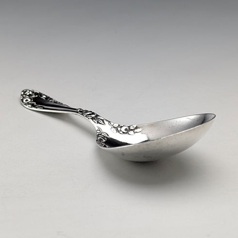 1905 British Antique Sterling Silver Tea Caddy Spoon, 14.2g, Levi & Salaman