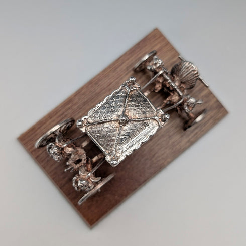 1977年英國純銀鍍金馬車模型,72克,Toye, Kenning & Spencer出品,原廠盒