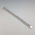 Italian Vintage Sterling Silver Panther Link Bracelet, 26.4g, Milor