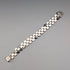 Italian Vintage Sterling Silver Panther Link Bracelet, 26.4g, Milor