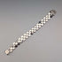 Italian Vintage Sterling Silver Panther Link Bracelet, 26.4g, Milor