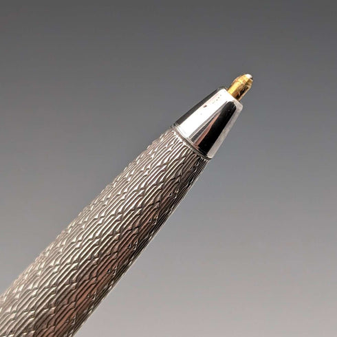1977年 英国ヴィンテージ 純銀製 ボールペン William Manton 紙箱入り
