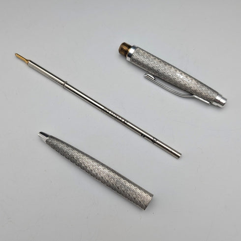 1977年 英国ヴィンテージ 純銀製 ボールペン William Manton 紙箱入り