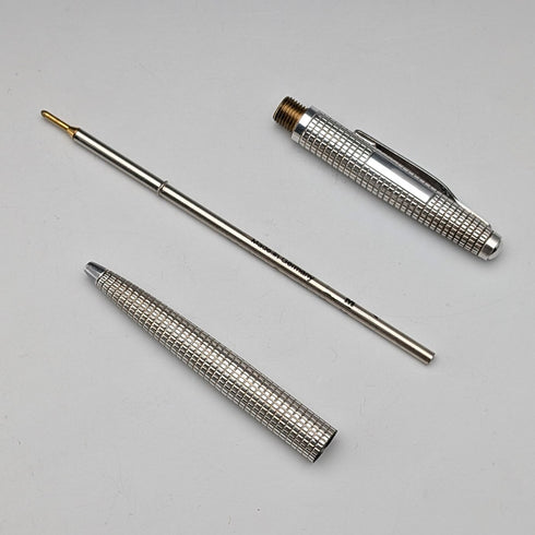 1984 British Vintage Sterling Silver Ballpoint Pen William Manton in Paper Box