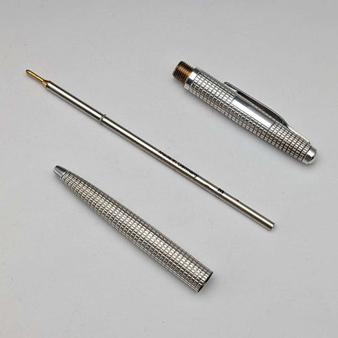 1984 British Vintage Sterling Silver Ballpoint Pen William Manton in Paper Box
