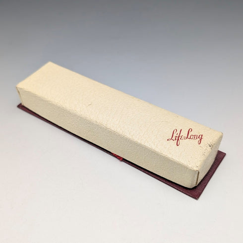 英国ヴィンテージ ライフロング 純銀製 小型シャープペンシル 紙箱・リーフレット付