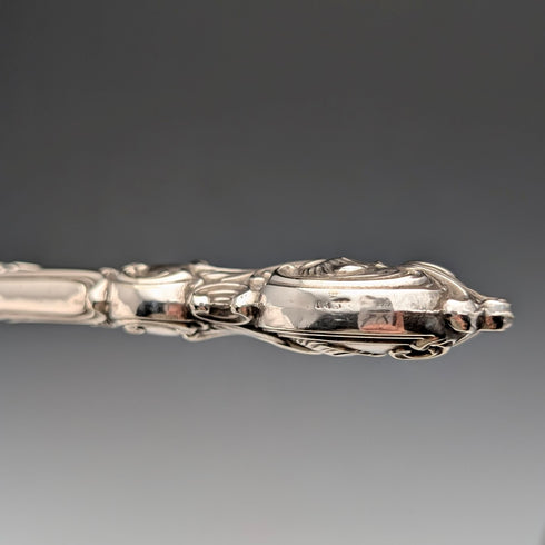 英国アンティーク シルバープレート製 フィッシュサーバーセット ケース入