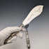 Antique British silver plate fish server set in case