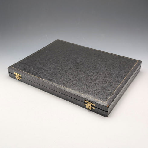 1969 British Vintage Sterling Silver Handle Tea Cutlery, 6 Pairs, John Lodge, in Case