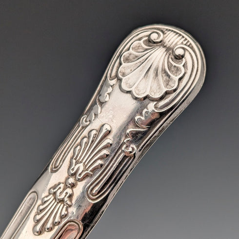 1969 British Vintage Sterling Silver Handle Tea Cutlery, 6 Pairs, John Lodge, in Case