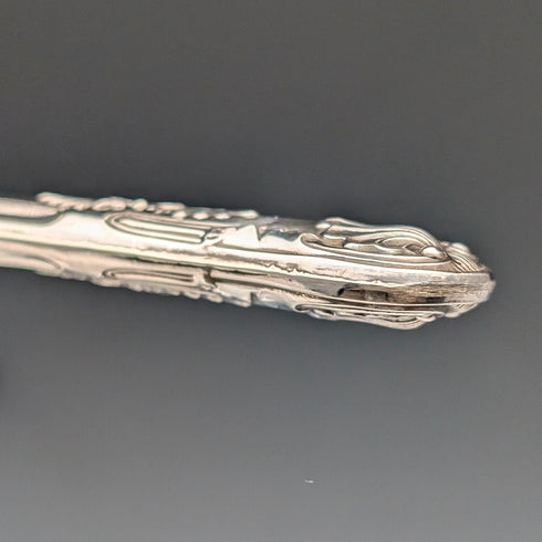 1969 British Vintage Sterling Silver Handle Tea Cutlery, 6 Pairs, John Lodge, in Case