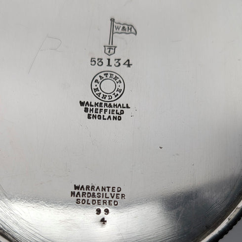 1903年頃 英国アンティーク ジャポニズムスタイル シルバープレート製 コーヒーポット Walker&Hall