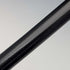 1953 British Vintage Black Shaft Sterling Silver Rondelle Handle Walking Stick, 81cm