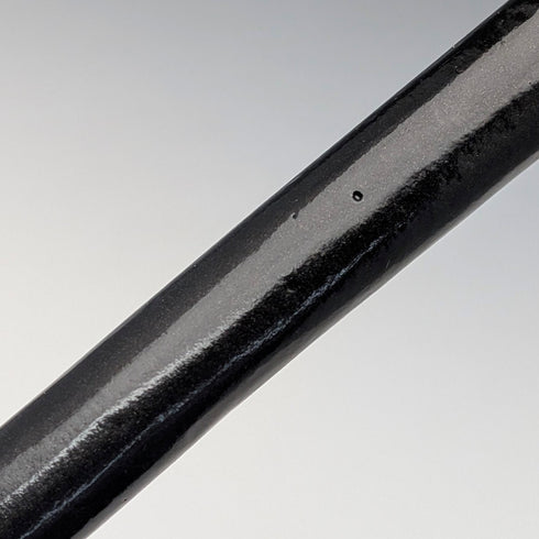 ヴィンテージ ブラックシャフト 彩色 馬彫刻ハンドル ステッキ 杖 94cm