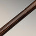 1919 British Antique Brown Shaft, Curved Handle, Pure Silver Decorated Lightweight Walking Stick, 91cm
