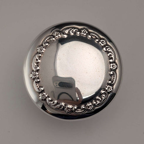 1914年 英国アンティーク 純銀製 ピルボックス 21g Mappin&Webb