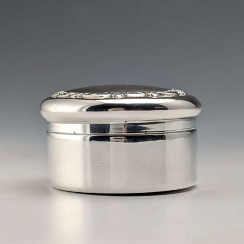 1914年 英国アンティーク 純銀製 ピルボックス 21g Mappin&Webb