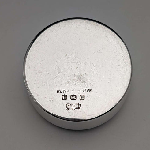 1914年 英国アンティーク 純銀製 ピルボックス 21g Mappin&Webb