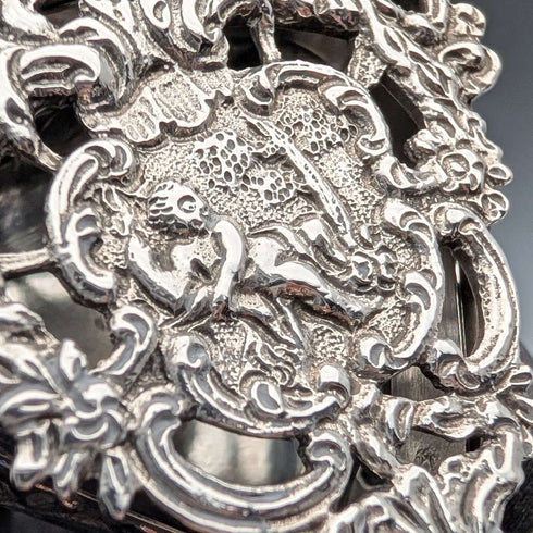 1917年 英国アンティーク 純銀製 ポプリボックス 38g William Comyns