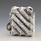 1895 British Antique Sterling Silver Vesta Case, 36g, with 1919 Coin, Thomas Hayes