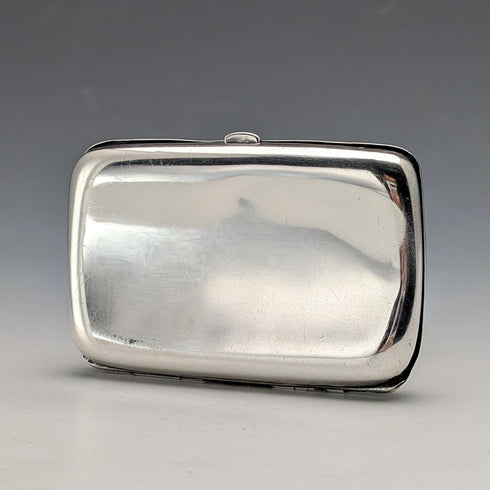 Early 20th Century American Antique Sterling Silver Cigarette Case, 49g