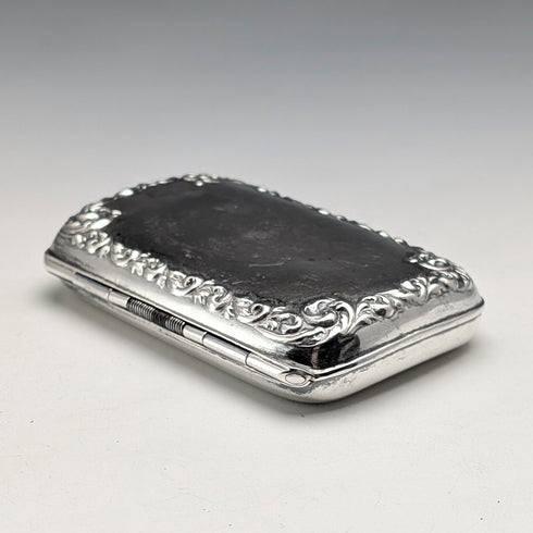 Early 20th Century American Antique Sterling Silver Cigarette Case, 49g