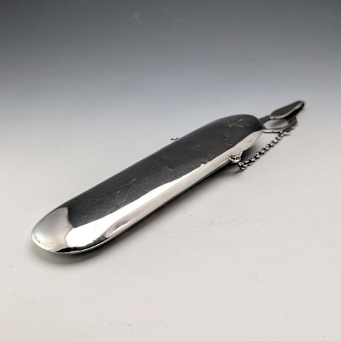 1904年英國古董純銀眼鏡盒,重61克,查爾斯萊斯特父子公司出品