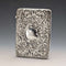 1903 British Antique Relief Sterling Silver Card Case, 81g, William Neale