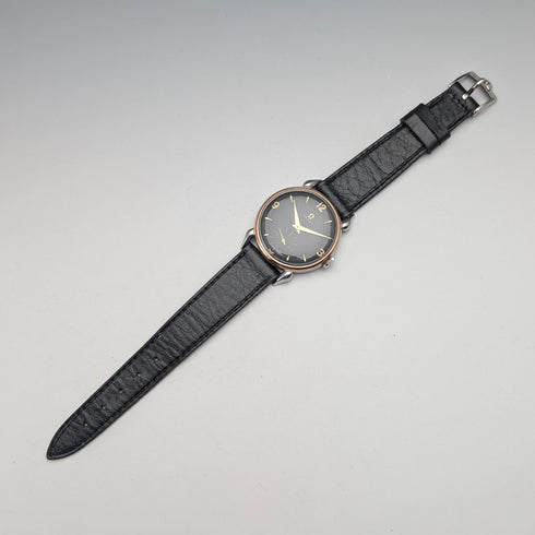 Circa 1946 Omega Men's Mechanical Wristwatch Cal. 30T2PC Spider Lugs Black Dial Good Working Condition