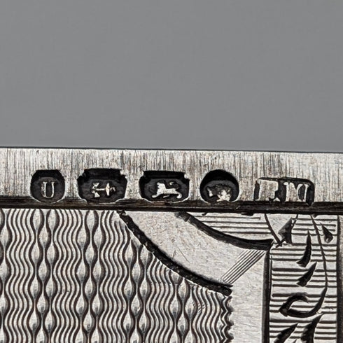 1869年英國古董純銀卡片盒,56克,帶盒,弗雷德里克·馬森