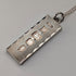 1977 British Vintage Sterling Silver Jubilee Ingot Pendant with Sterling Silver Chain, 30.3g Total