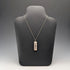 1977 British Vintage Sterling Silver Jubilee Ingot Pendant with Sterling Silver Chain, 30.3g Total