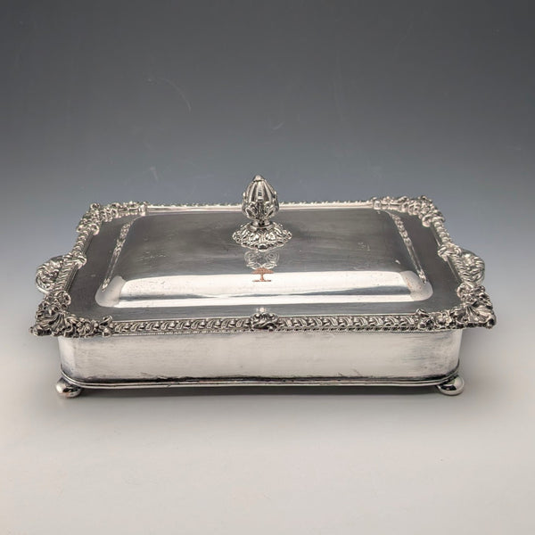 1825年頃 英国アンティーク オールドシェフィールドプレート製 ブレックファーストディッシュ