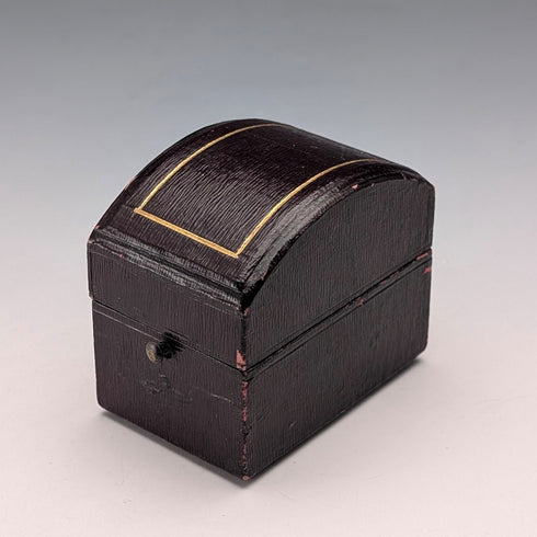 1914 British Antique Sterling Silver Napkin Rings, 30g, TH Hazlewood, in Case