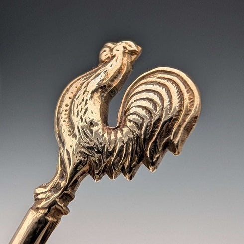 1958 British Vintage Sterling Silver Cocktail Sticks, Set of 6, 19g Total, Walker & Hall, Comes in a Case